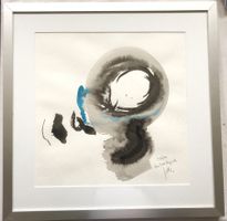 Charly Bühler (*1941) - Aquarell/Tusche - "Informel"
