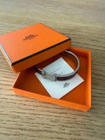 Hermès Clic H PM bracciale, smalto bordeaux, palladio