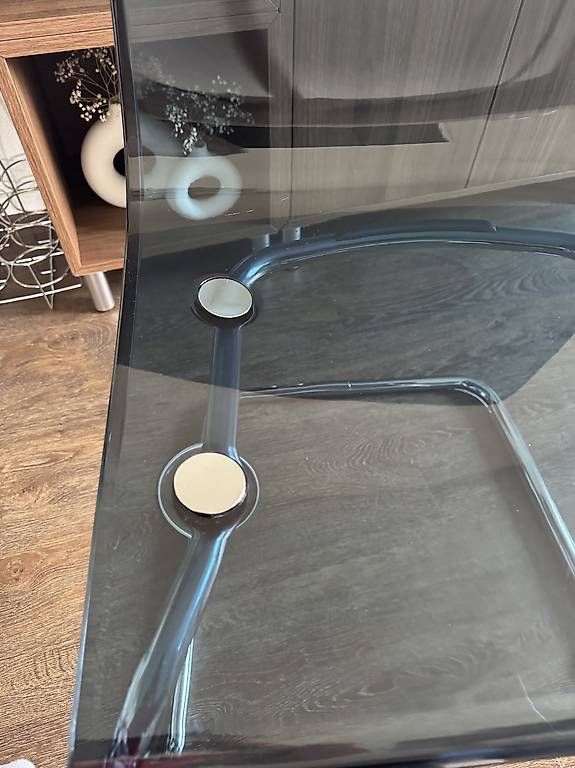 Ikea Sedie: Ikea Tobias Stuhl - Chrom/Blau Transparent – Usato da St. Gallen venduto da Zega6 3