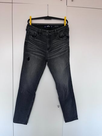 Jean Hollister Noir Taille Haute W30 L26