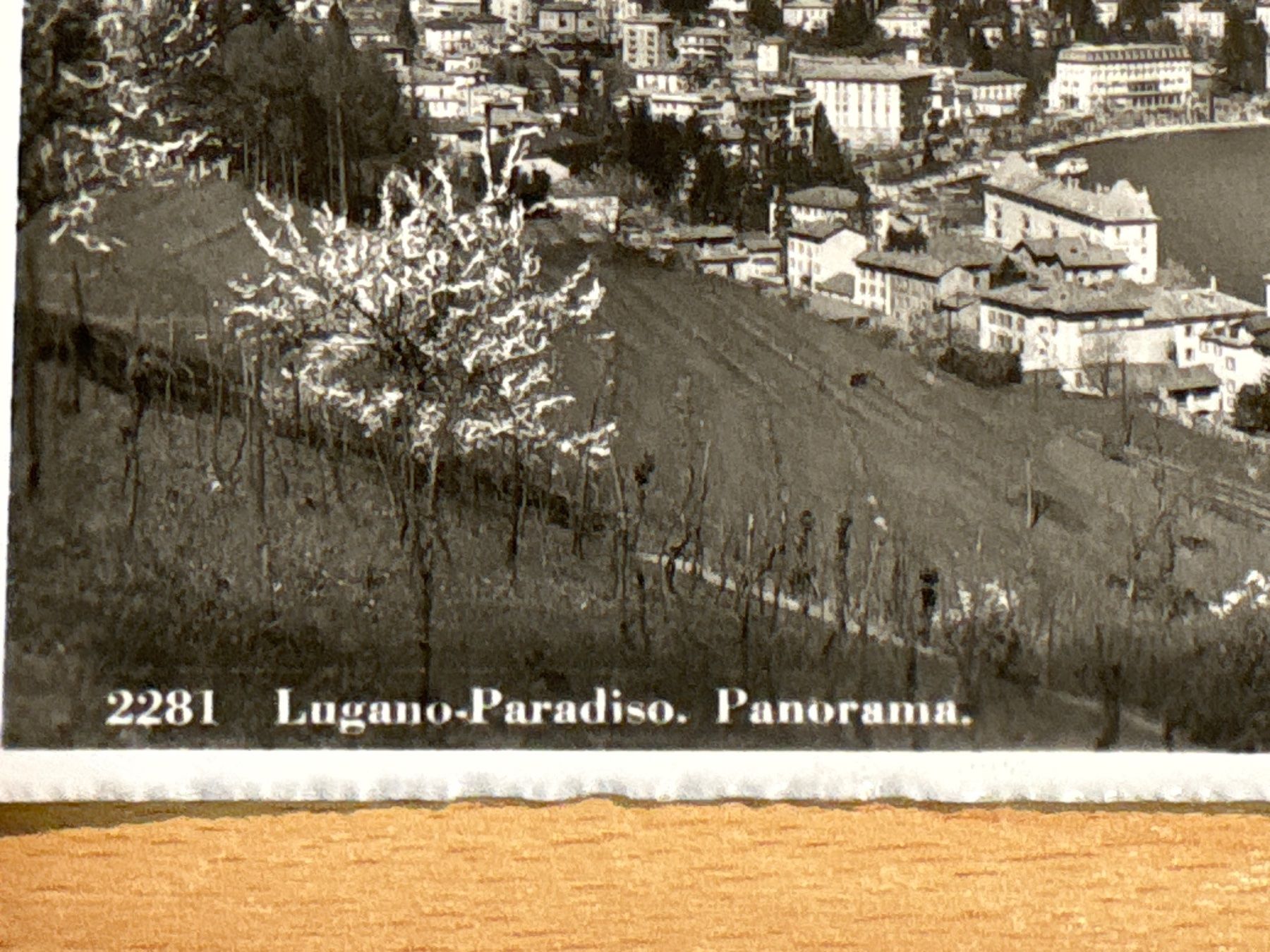 Cartes postales: Alte Ansichtskarte Lugano-Paradiso, Panorama – D'occasion à Ibach par lisch3 1