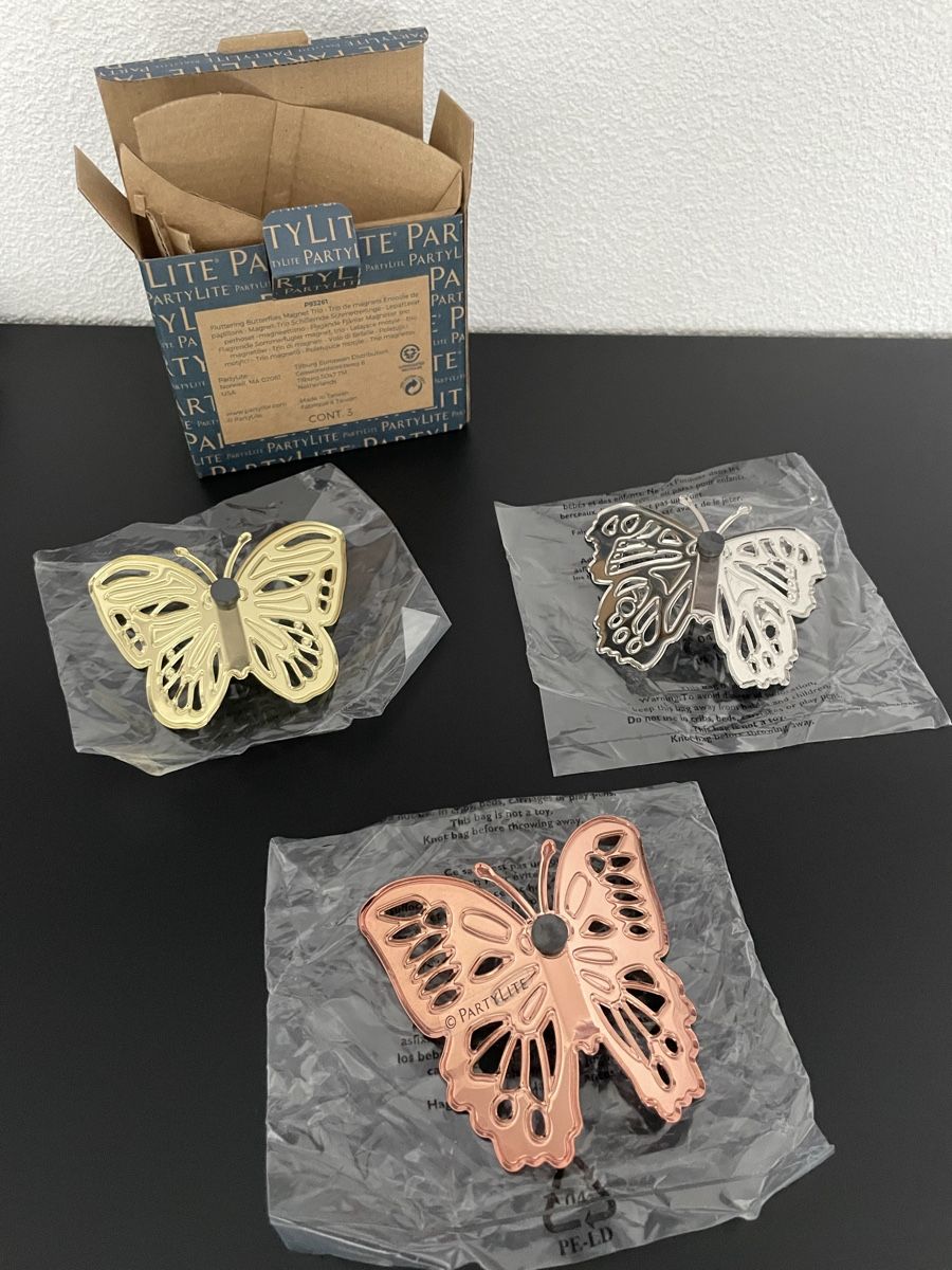 Partylite Alle Dekorationen: Trio de papillons Partylite – Gebraucht aus Villars-le-Grand von Scaoli 1