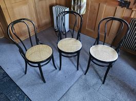3x Wiener Kaffehausstuhl, Jugendstil