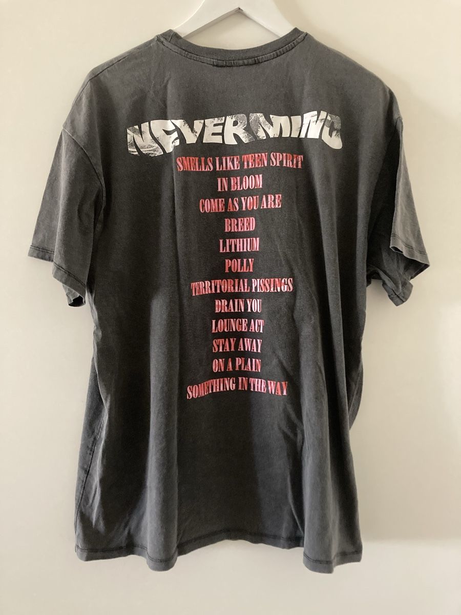 H&M T-shirt: Nirvana T-Shirt Nevermind Motiv Grösse XL – Usato da Zürich venduto da Timbera 1
