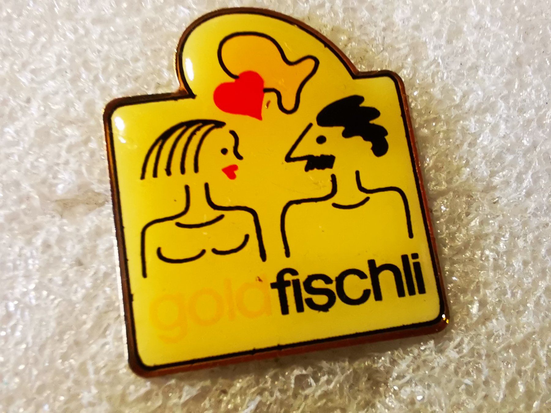 Placchette & Badge: Ansteckpin 197: Goldfischli – Usato da Oppligen venduto da Pin-Fall-Shop