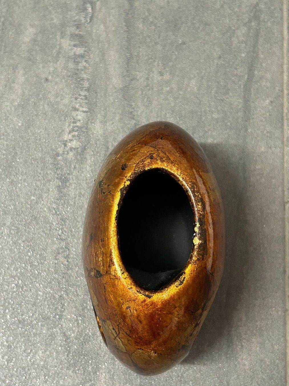 Vasi & Recipienti: Vase design noir et doré – Usato da Lausanne venduto da Weber1007 4
