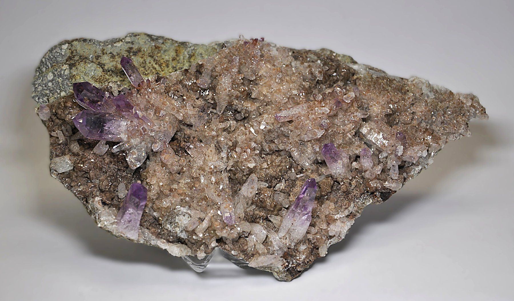 Mineralien & Heilsteine: Amethyst aus Mexico – Neu (gemäss Beschreibung) aus Grabs von Fadenquarz