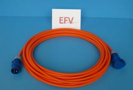 15m CEE 16A 3P Pur Verlängerungskabel H07BQ-F 3x2.5mm2 Bau