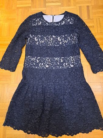 Sandro Robe en dentelle noire T.36 Élégante et festive ✨