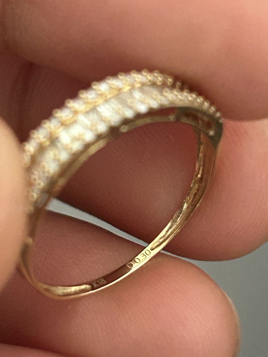 Anelli: Natural Diamond 0.30 K18 Ring  – Nuovo (secondo la descrizione) da Tägerwilen venduto da jna_5zmg 6