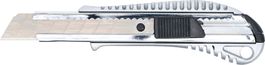 Abbrechmesser aus Zink-Druckguss ,18mm, inkl. 10 Ersatzkling
