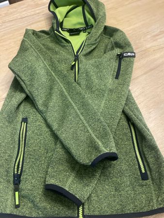 CMP Fleece Jacke mit Kapuze, Gr. 152, Top Zustand!