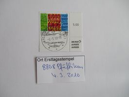 Voll Ort Ersttagsstempel 8808 Pfäffikon
