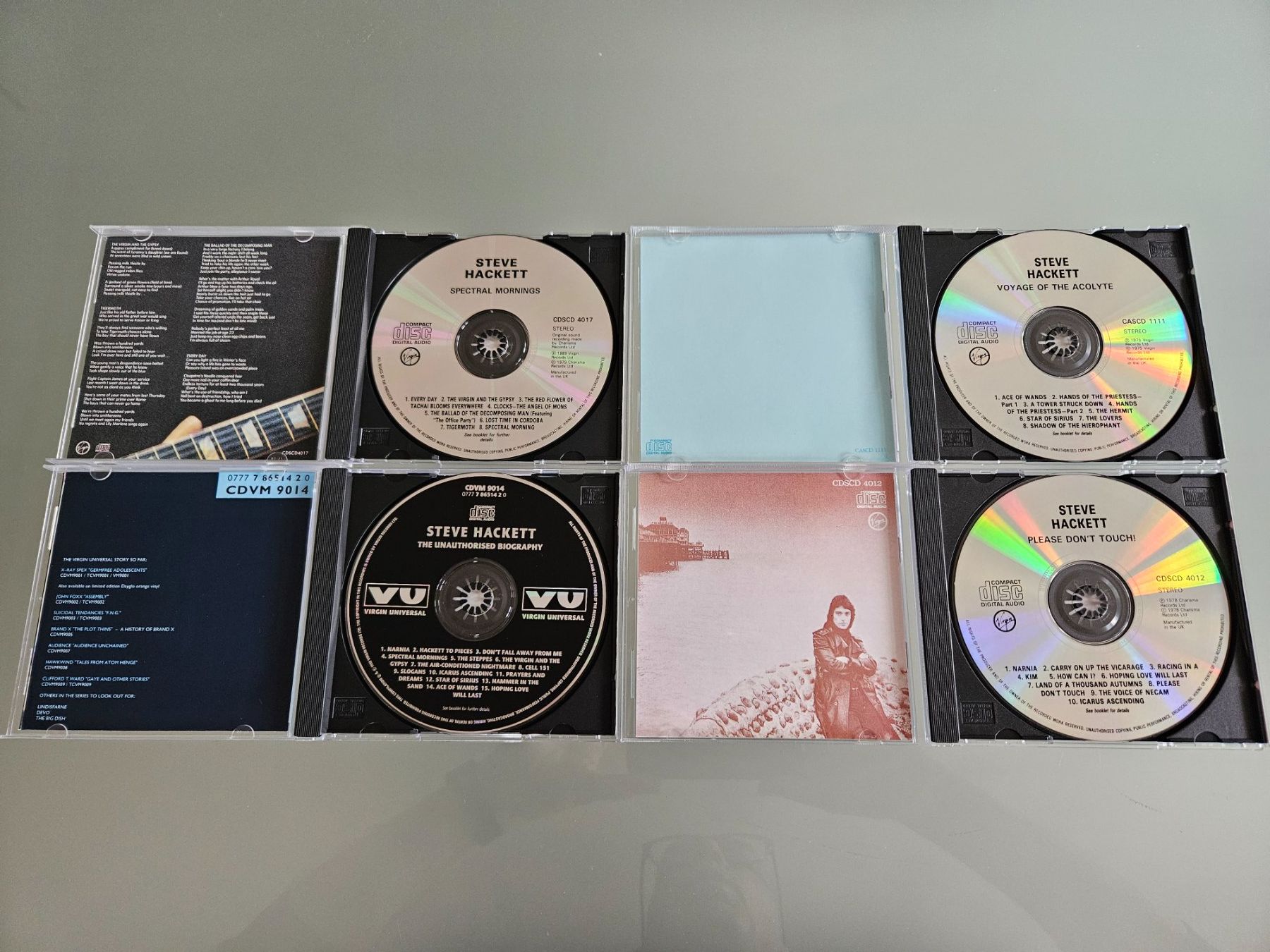 CD: Steve Hackett CD Sammlung 8 CD's Prog Rock – Usato da Herzogenbuchsee venduto da zloplio72 2