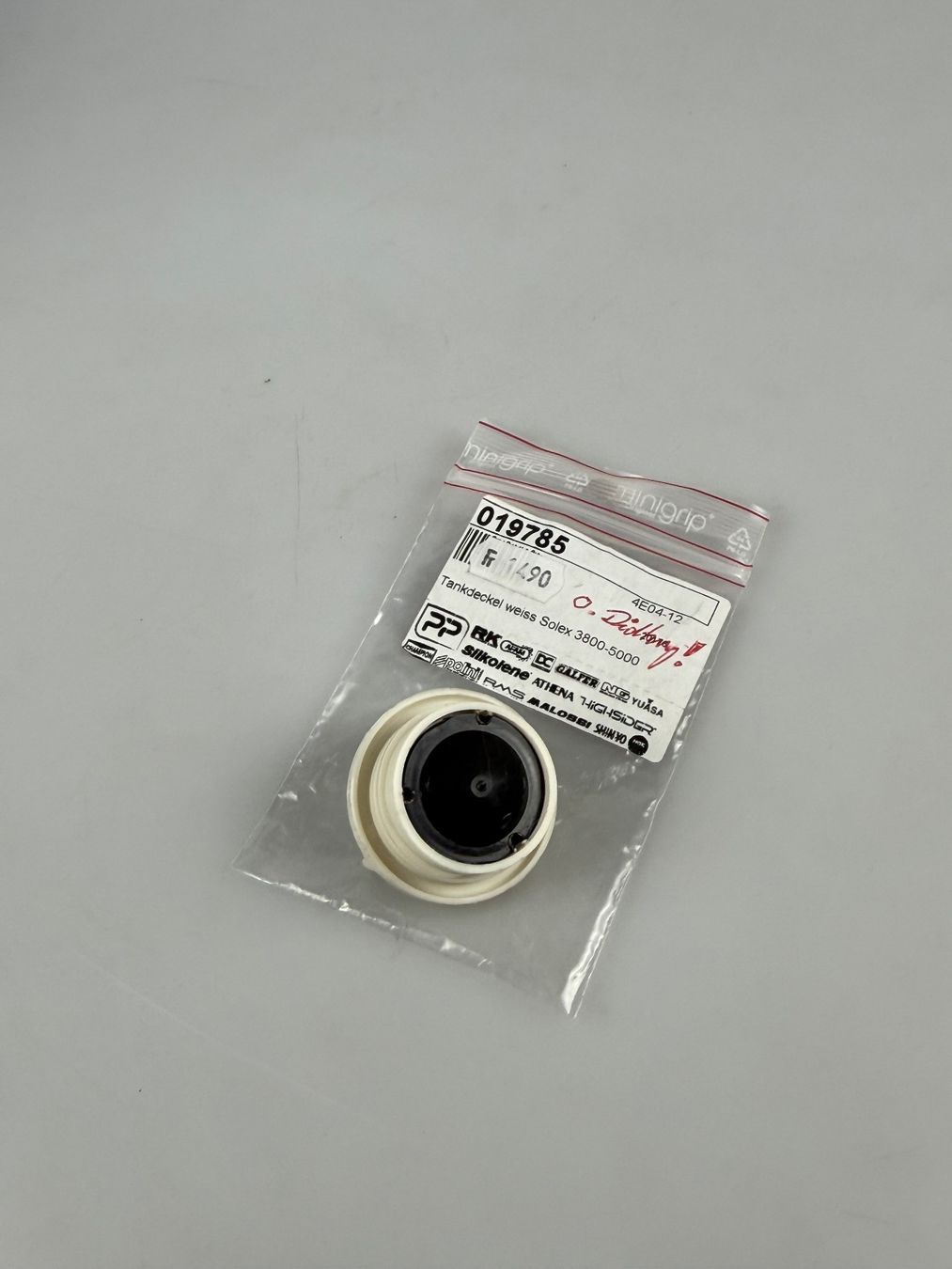 Solex Mofas: Solex Tankdeckel weiss neu – Neu und originalverpackt aus Hallau von mofaplus 1