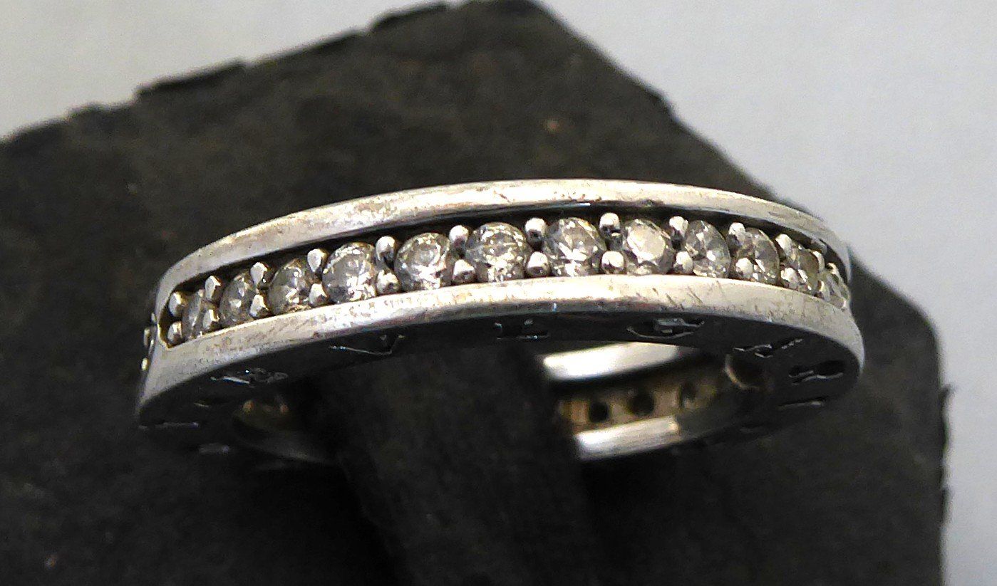 Ringe: Ring 925 Silber mit synthetischen Steinen – Gebraucht aus Muri AG von Lineli2020 1