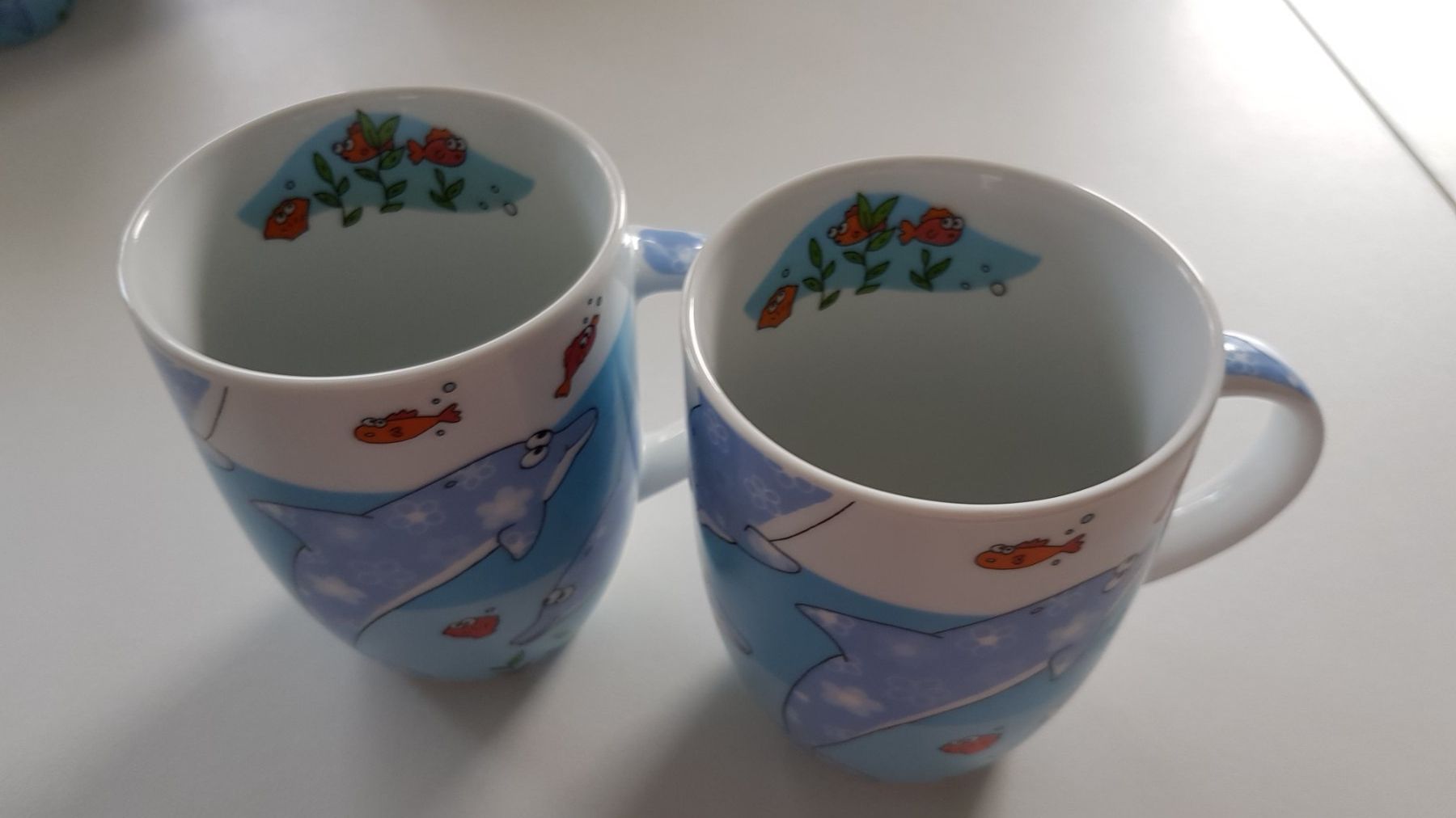 Tazze: Kaffee-/Teebecher Delphin Marke Könitz (4 Stück) – Nuovo (secondo la descrizione) da Büsingen venduto da Zufall2024 3