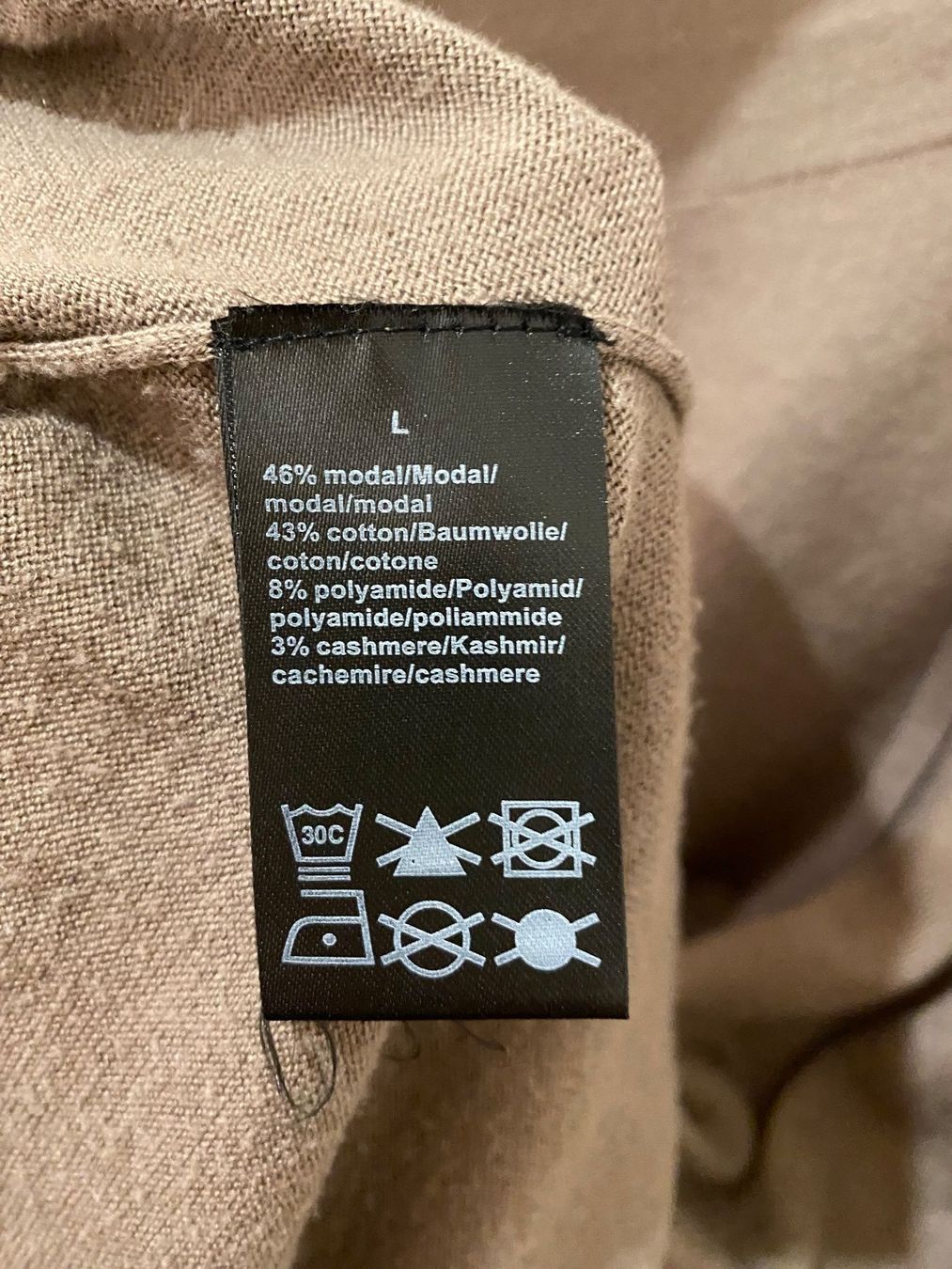 Rundholz Maglioni & Felpe: Rundholz Pullover weicher Modalmix walnut Gr. L Oversize – Usato da Arlesheim venduto da san_w9vr 9