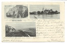 Gruss aus Arbon (TG) Hôtel Baer - Kirche - Bahnhof - 1898 !
