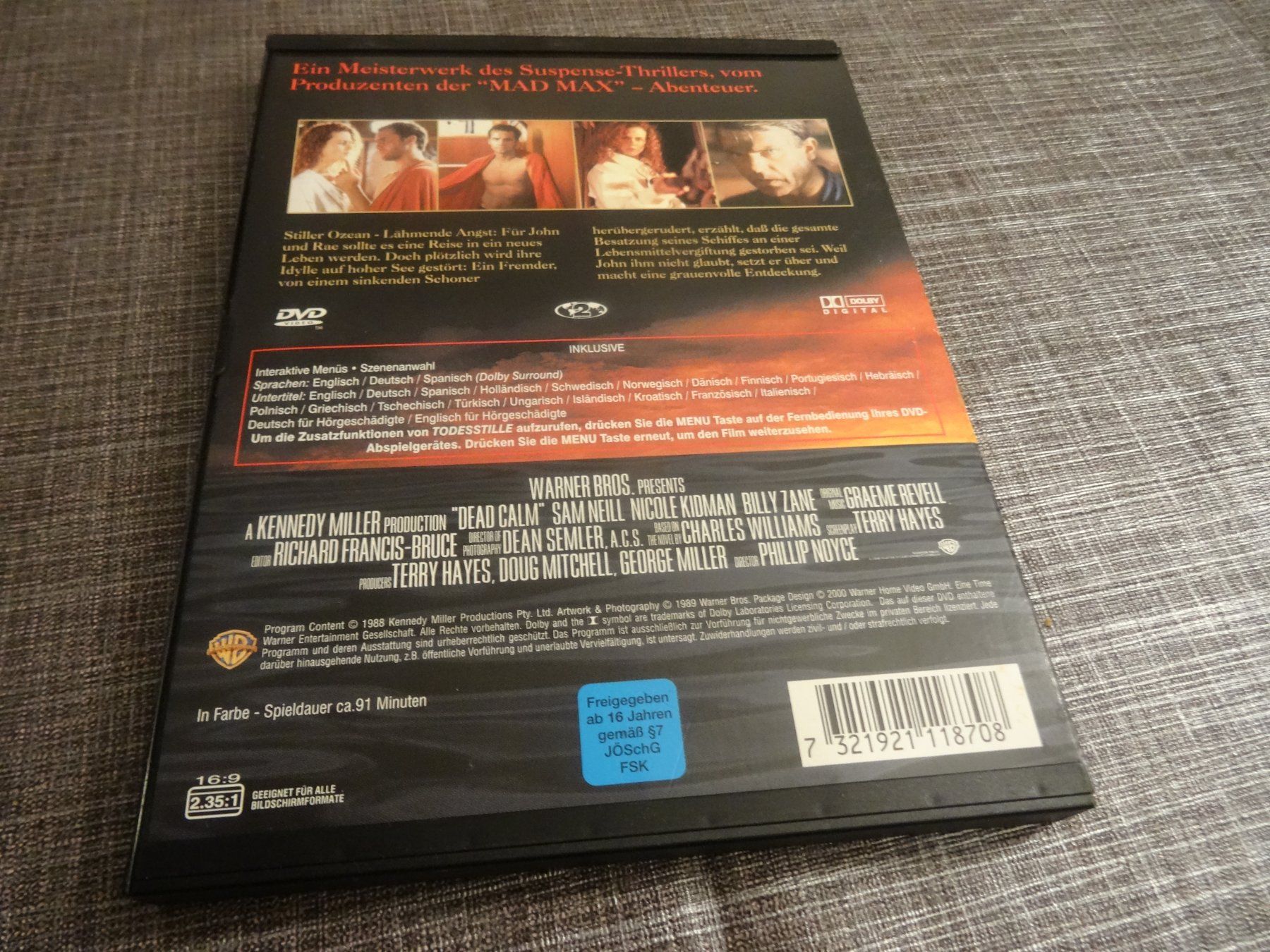 Alle DVDs: Todesstille DVD - Sam Neill, Nicole Kidman DVD – Gebraucht aus Olten von Disc-Verkauf 2