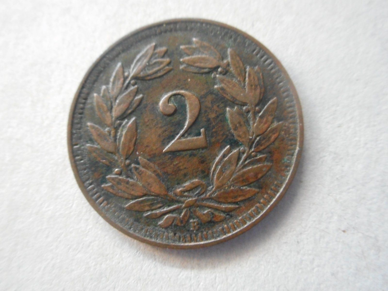Tutti le monete: 2 Rp. 1914  uralt – Usato da Kriegstetten venduto da pizlad2010 3