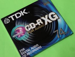 TDK CD-R XG AUDIO 74er für AUDIO-CD-RECORDERS RAR/OVP