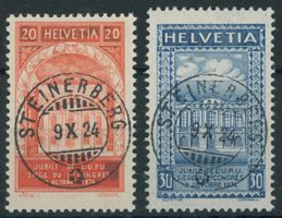 1924 - Weltpostverein UPU - Ersttag Voll ET - Steinerberg SZ