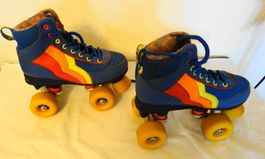 Kinder Rollschuhe Rio Roller Grösse 33 blau bunt