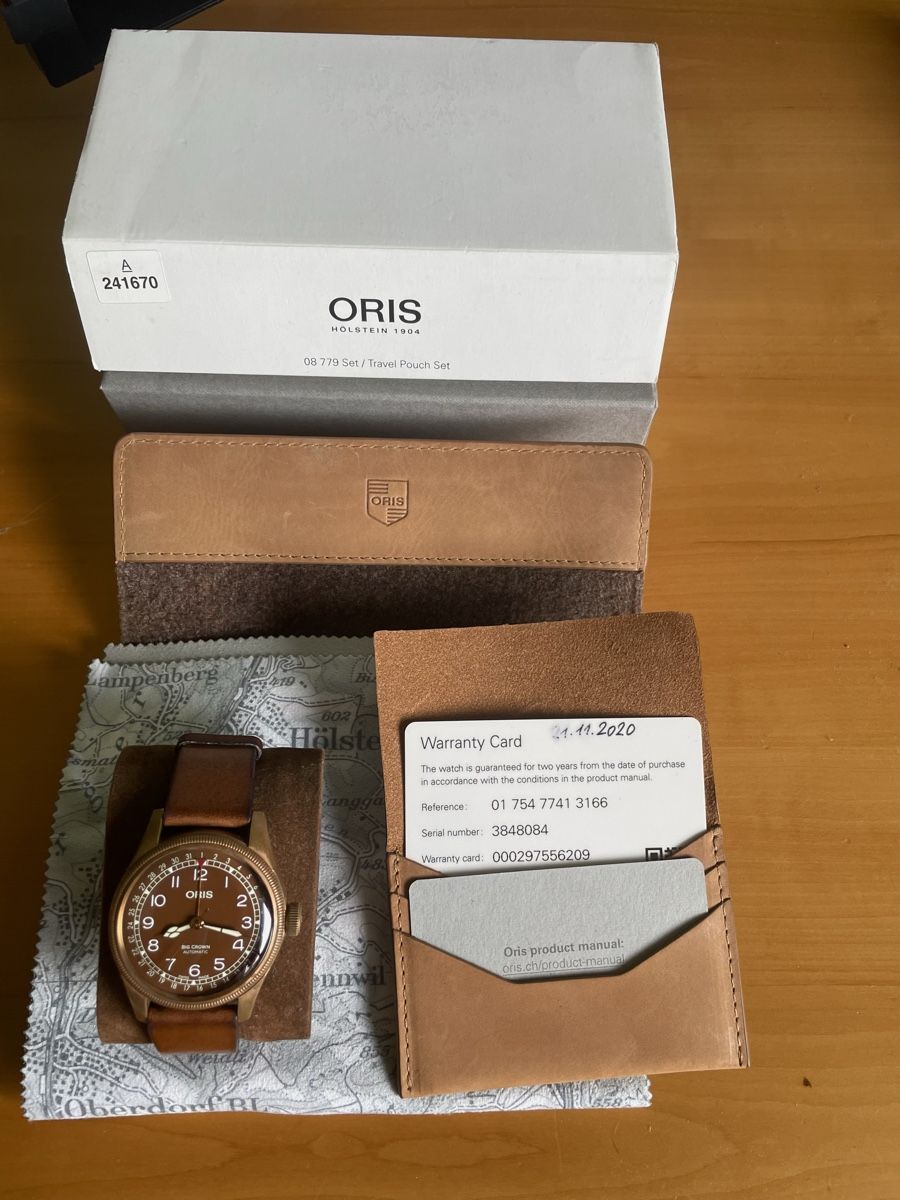 Oris Orologi: Oris Big Crown Pointer Date Travel Pouch Edition! – Nuovo (secondo la descrizione) da Seedorf BE venduto da cali_watches 5