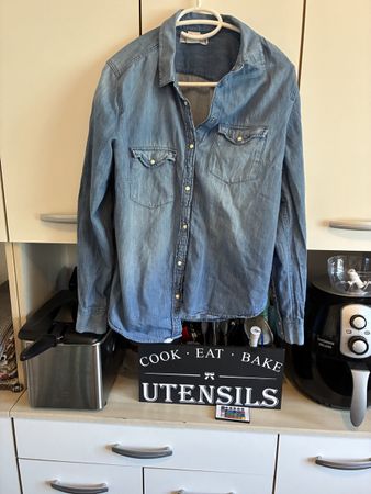 Jeansbluse
