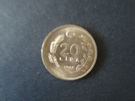 Türkei  20  lira  1984  selten