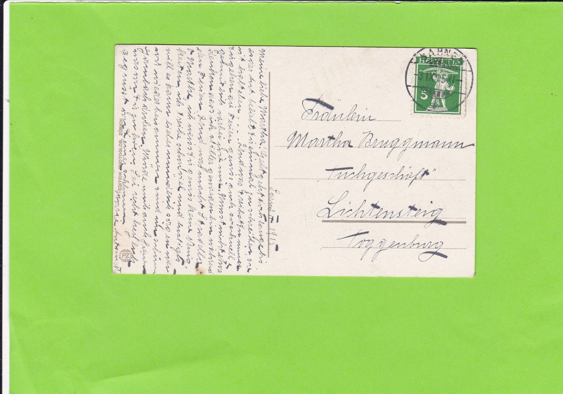Cartoline postali: Melchtal-Melchaabrücke – Usato da St. Peterzell venduto da neckertal 1