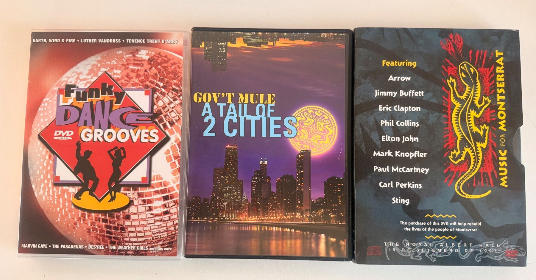 Alle DVDs: 3 X DVD Diverse Musik – Gebraucht aus Fehraltorf von Djrog