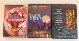 3 X DVD Diverse Musik