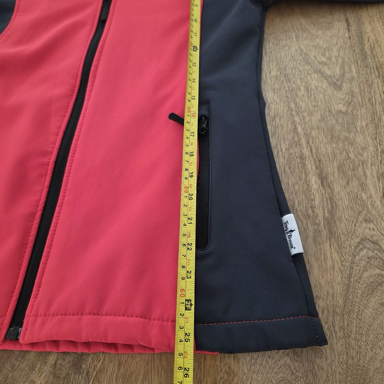 Vestes: Tony Brown Softshelljacke rot/dunkelblau Grösse 38  – D'occasion à Rheinsulz par Gilea 9