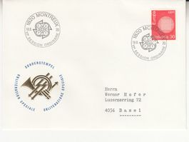 Sonderstempel S. 745 CEPT  Montreux 1970