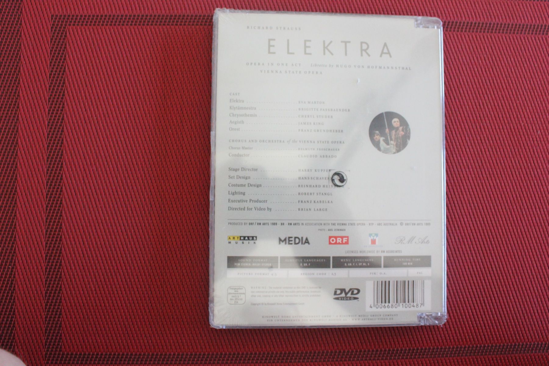 Alle DVDs: DVD " RICHARD STRAUSS - ELEKTRA " MIT EVA MARTON & BRIGITTE – Neu und originalverpackt aus Geroldswil von Schlumpfine1973 1