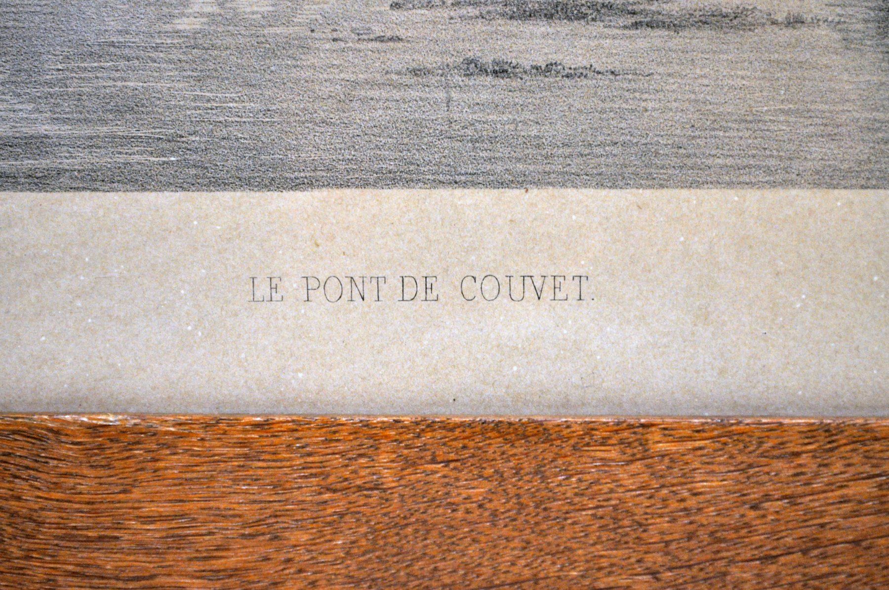 Stiche: Gravure "Pont de Couvet" – Gebraucht aus Neuchâtel von Neuchatel 2