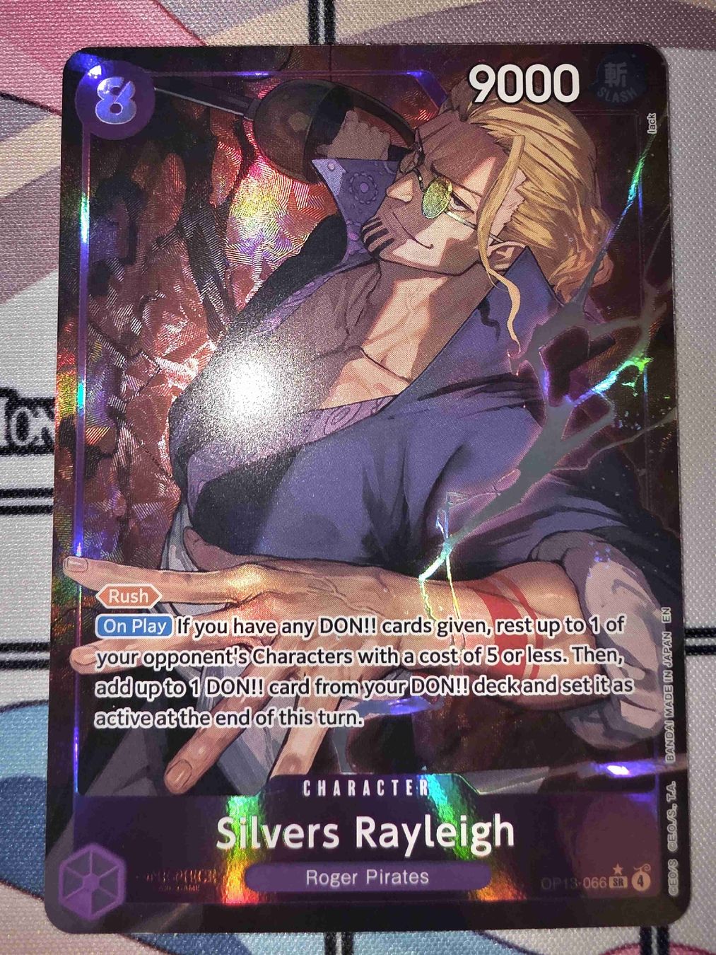 One Piece Card Game - Silvers Rayleigh - OP13-066 SR AA Top (Neu ...