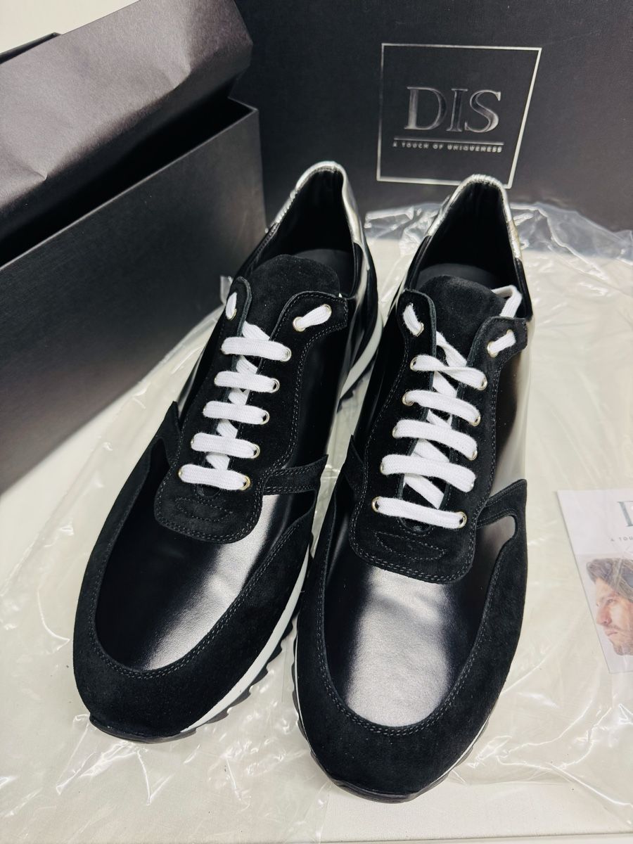 Herrenschuhe: Baskets DIS noires pointure 45 cuir neuves – Neu und originalverpackt aus Brügg BE von Goob