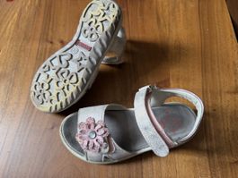 Sandale Elefanten Grösse 28 Mädchen rosa/silber guter Zustan