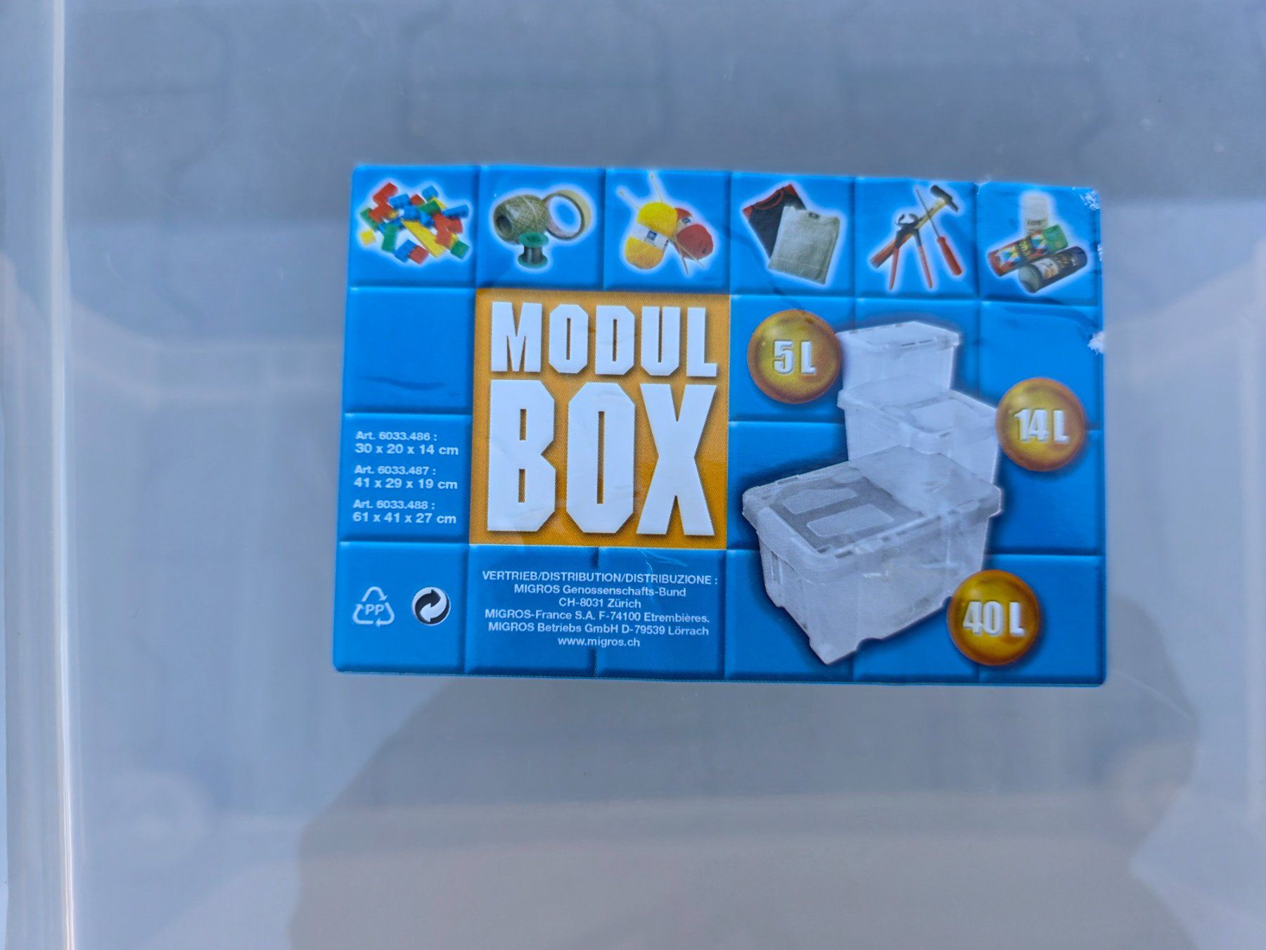 Sonstige Dekorationen & Accessoires: Kunststoff Modul Box Kiste auf Rollen ohne Deckel – Gebraucht aus Walterswil BE von Lonitti 3