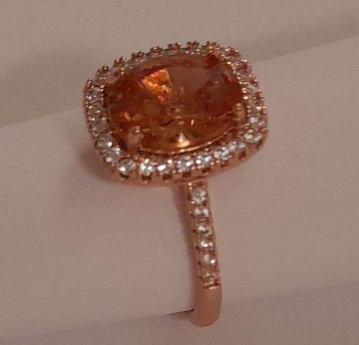 Anelli: Funkelnder Silber S 925 Ring mit Stein in Roségold – Nuovo e nell'imballaggio originale da Spreitenbach venduto da rab2000 4