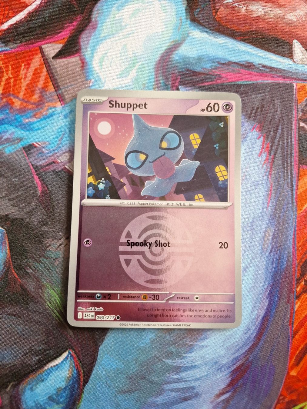 Pokémon Carte collezionabili: Shuppet - Reverse Holo Ball - Pokemon Ascended Heroes – Usato da Altstätten SG venduto da GGsGameshop