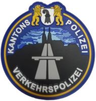Kantons Polizei Basel Verkehrspoizei mit Klett.
