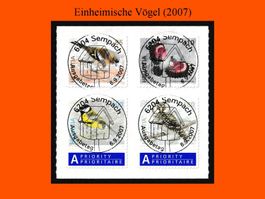 Vollstempel - Serie "Einheimische Vögel" (2007)