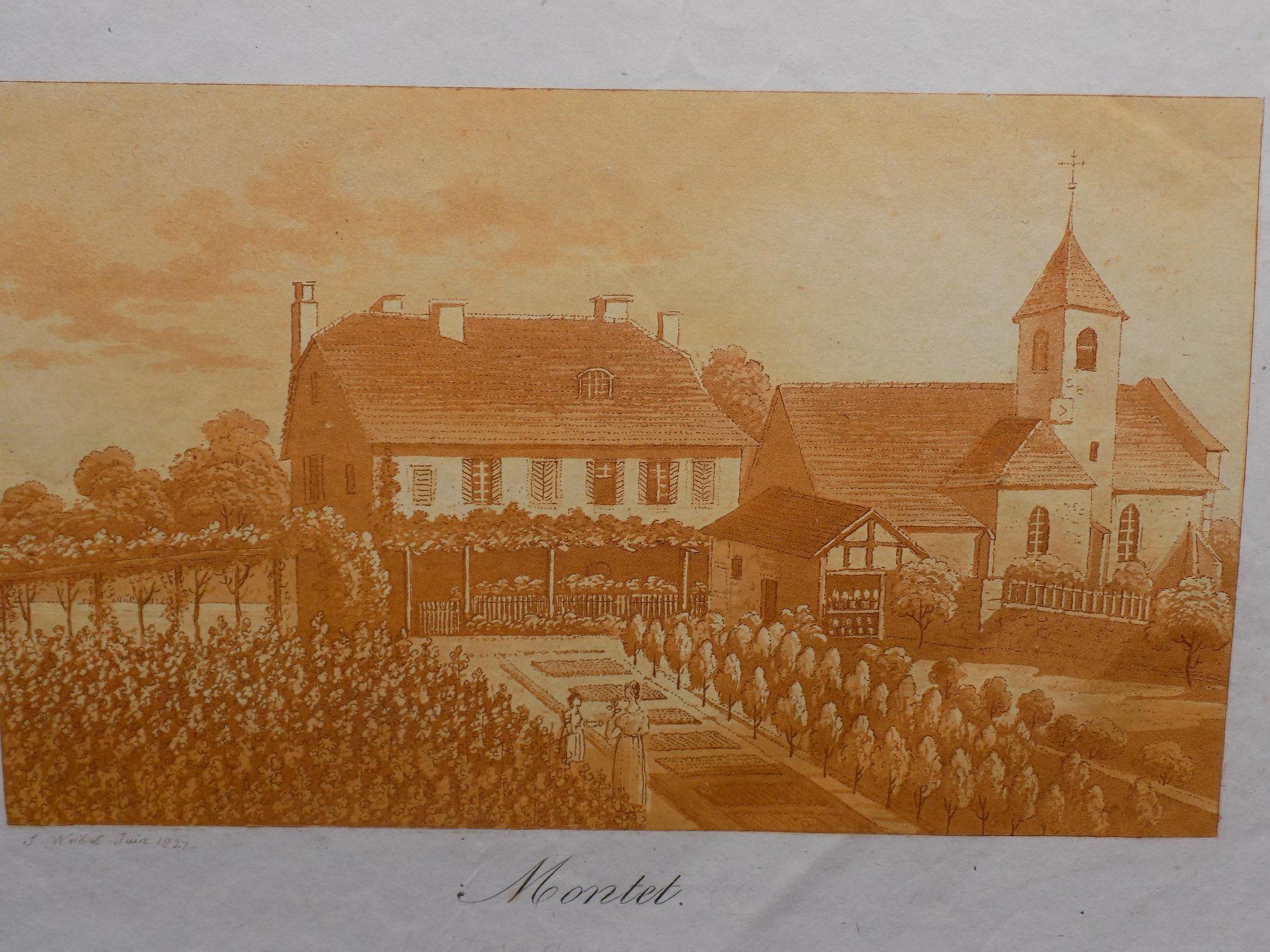 Gravures: Montet Cudrefin von Weibel selten – D'occasion à Risch par Rischli15 1