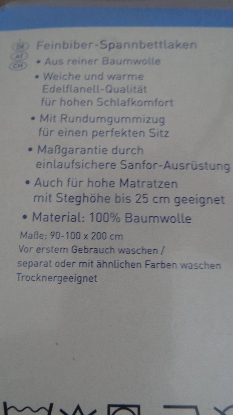 Biancheria da letto: Meradiso Feinbiber Spannbettlaken – Nuovo e nell'imballaggio originale da Ehrendingen venduto da CHMEX 4