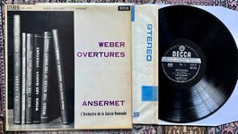 Weber Overtures Ansermet Decca SXL 2112 LP GEWASCHEN ED1