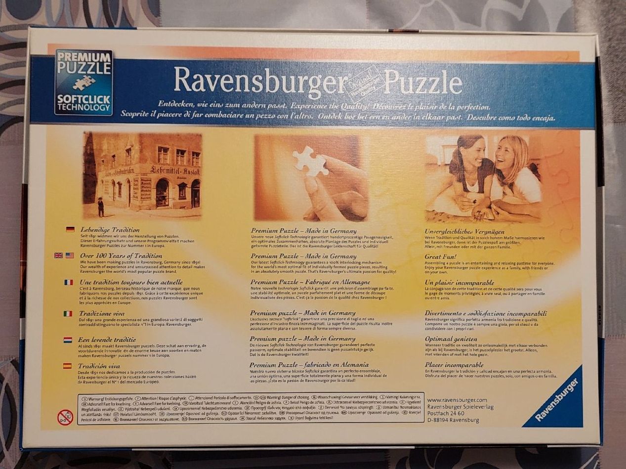 Ravensburger Puzzle: Puzzle Elefanten 1000 Teile – Nuovo (secondo la descrizione) da Langendorf venduto da MASENI25 1